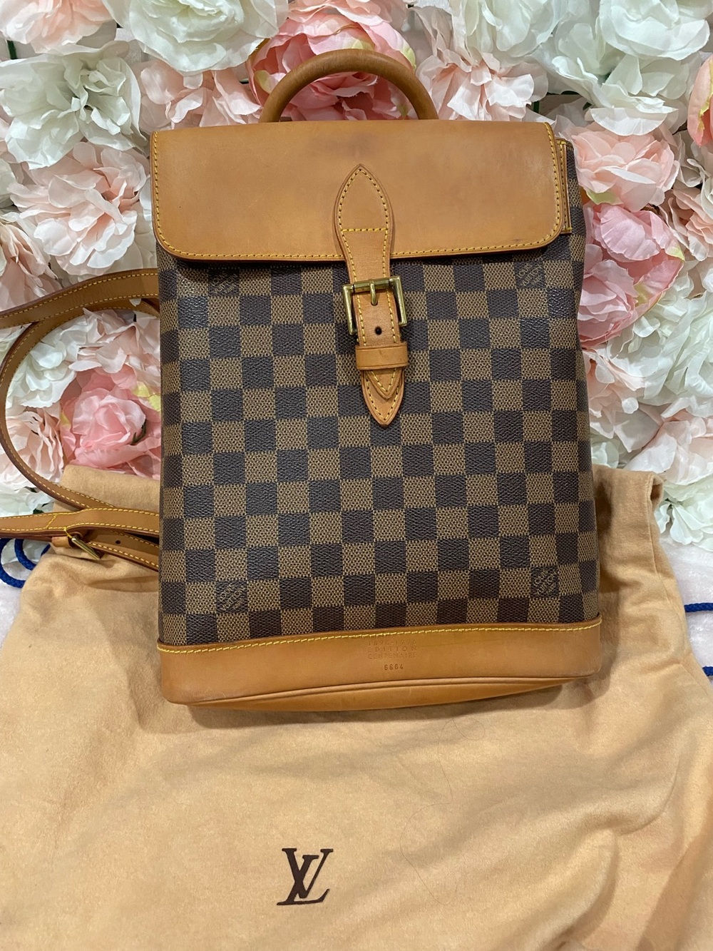 Louis Vuitton Damier Centenaire Soho Backpack